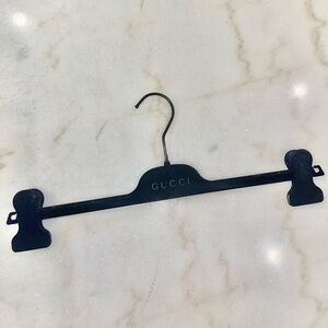 Gucci black velvet clothes hanger